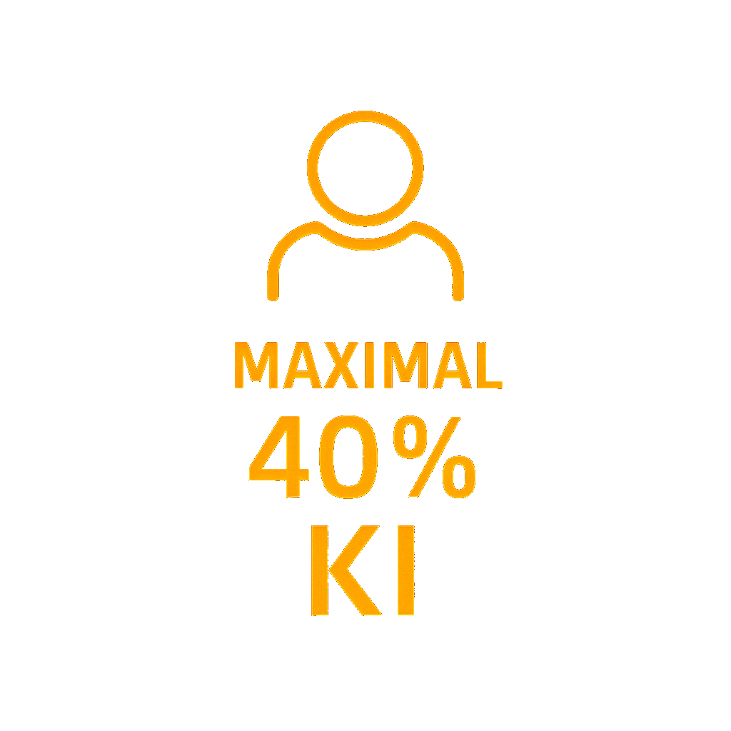 KI‑Ampel – Maximal 40% KI
